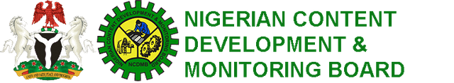 Nigerian Content Development and Monitoring Board logo on a light ground